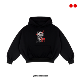 Худи оверсайз Y2K yamakasi.wear: Статуя Бога